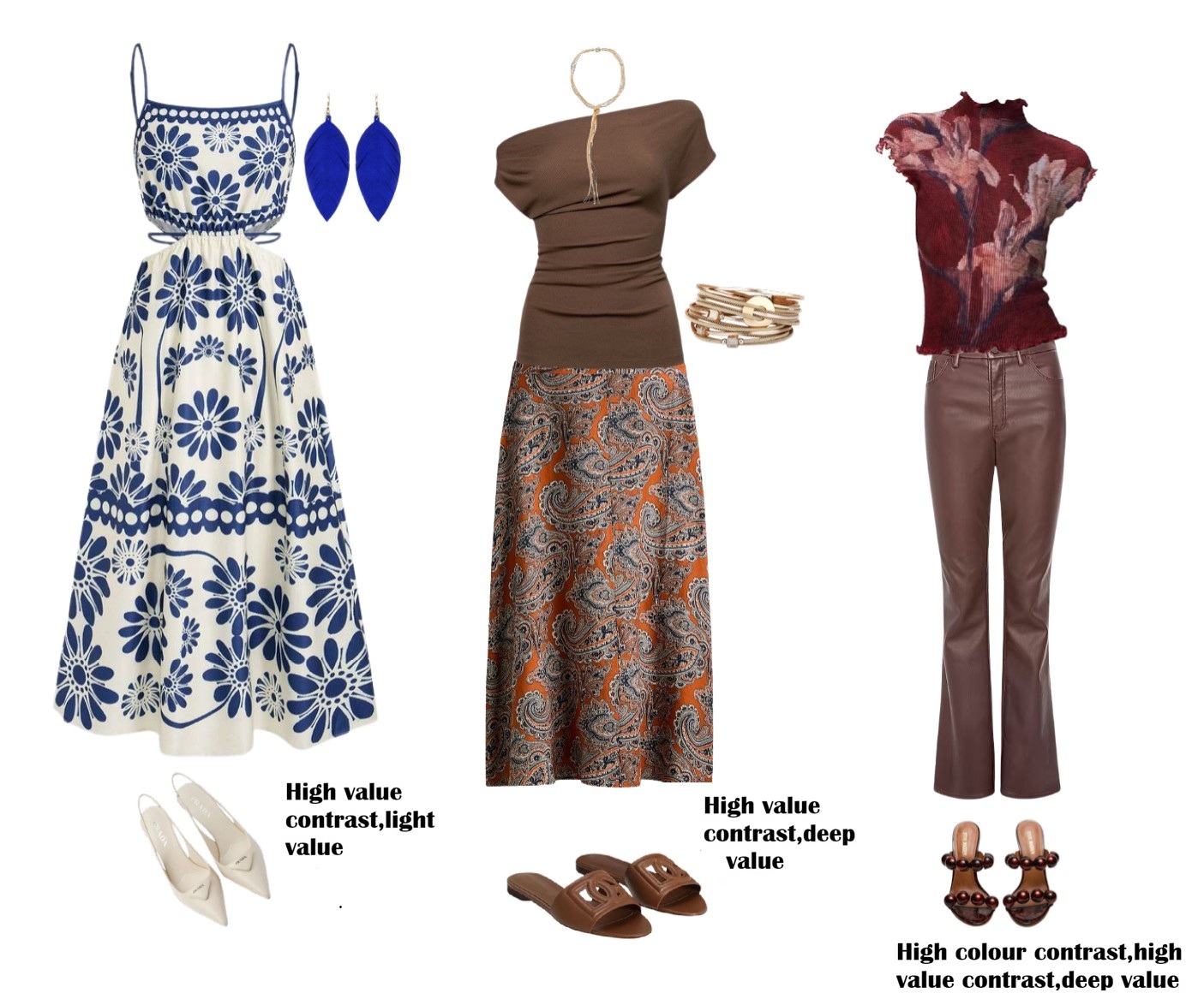 Summer Outfits and Value Contrast 💫